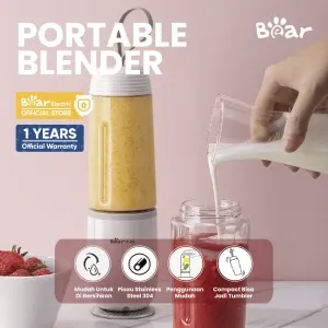 Bear LLJ-D04B1 350ml Portable Electric Fruit Juicer Mini Blender