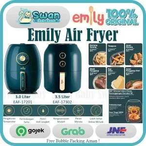 Promo Bear Air Fryer 3L, Alat Penggorengan Tanpa Minyak - Dark Green -  Jakarta Timur - Paninti Hub